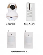 AngelEye KS-512 Full HD Wifi Ev ve Bebek iP Kamera 4in1 Full Set - 1