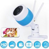 AngelEye KS-513 SD Slot HD Gece Görüşlü Çift Antenli IP Kamera - 1