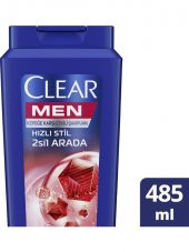 Clear Men Kepeğe Karşı Etkili Şampuan Hızlı Stil 2si1 Arada Kolay Şekil Alan Saçlar 485 ML - 2
