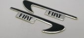 Fiat Logo Palio Punto Yan Çamurluk Venti 3M 3D Pleksi Alüminyum - 1