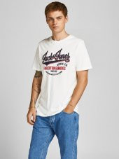 Jack Jones Logo Erkek Tişört 12199474 - 2