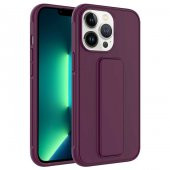 Apple iPhone 14 Pro Max Kılıf Qstand Katlanabilir Standlı Kılıf - 9