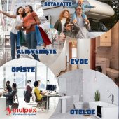 Mulpex Hijyenik Klozet Kapak Örtüsü 4 Pkt. : 1000 Adet (100 Selüloz) - 3