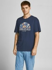 Jack Jones Flower Brandıng Erkek Tişört 12205874 - 1