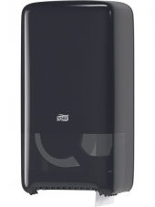 Tork Çiftli Tuvalet Kâğıdı Dispenseri Siyah (557508) - 1