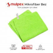 Mulpex Mikrofiber Genel Temizlik Bezi Yeşil 40X40 cm. - 3
