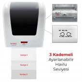 Mulpex Sensörlü Fotoselli Otomatik Kağıt Havlu Makinesi 21 Cm. Beyaz - 6