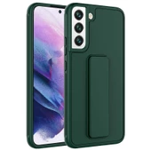 Galaxy S22 Plus Kılıf Zore Qstand Katlanabilir Standlı Kılıf thumbnail 3