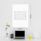 60 x 100 Cm Beyaz - Yapışkansız Tutunan Akıllı Kağıt  * 1 Alana 1 Hediye * - 7