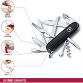 Victorinox Huntsman 1.3713.3 Siyah İsviçre Çakısı 91mm 15F - 2