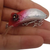 Japanese 10g 5.5cm Chico HG2571 Sahte Kurbağa Yem Kırmızı Kafa - 2