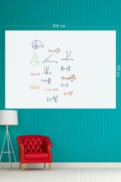 150 x 300 Beyaz - Yapışkansız Tutunan Akıllı Kağıt * 1 Alana 1 Hediye * thumbnail 1