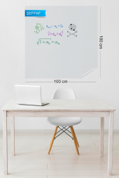 100 x 100 Şeffaf - Yapışkansız Tutunan Akıllı Kağıt * 1 Alana 1 Hediye * thumbnail 1