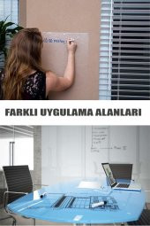 100 x 100 Şeffaf - Yapışkansız Tutunan Akıllı Kağıt * 1 Alana 1 Hediye * thumbnail 4