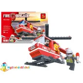 Ausini - Asya Brick 21302 Fire Brigade Set - 105 PARÇA - 3