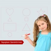Çizgi Çalışması - Yapışkansız Tutunan Akıllı Kağıt - 1