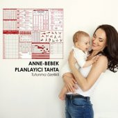 Anne&Bebek Planlayıcı - Yapışkansız Tutunan Akıllı Kağıt - 1