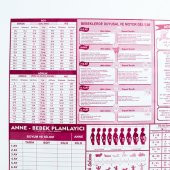 Anne&Bebek Planlayıcı - Yapışkansız Tutunan Akıllı Kağıt - 2