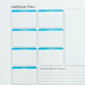 Haftalık Planlayıcı - Yapışkansız Tutunan Akıllı Kağıt & Silgili Tahta Kalemi Hediye thumbnail 6