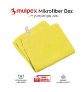Mulpex Mikrofiber Genel Temizlik Bezi Sarı 40X40 cm. - 20 Adet - 4