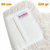 Mulpex Zincir Dikiş Nemli Mop 50 cm., 220 gr. x 50 Adet - 5