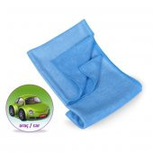 Polikur 3223 Mikrofiber Oto Kurulama ve Temizlik Bezi 50x70 cm. Mavi - 4 Adet - 1