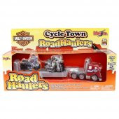 Maisto Harley Davidson Cycle Town Haulers Tır Kırmızı thumbnail 3