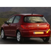 Peugeot 307 2001-2007 Arka Tampon Çeki Demiri Kapağı 7414X3 7414.X3 - 1