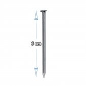Genel Amaçlı Başlı İnşaat Ahşap Çivisi 6lık (1 Kg) - 3