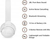 JBL T600BTNC Kulak Üstü ANC Bluetooth Kulaklık – Beyaz outlet - 4