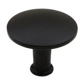 Big Düğme Kulp Mobilya Mutfak Çekmece Dolap Dolabı Kapak Kulpu Kulpları Kulbu Metal Mat Siyah thumbnail 1