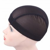 Saç Havalandıran Elastik Saç Peruk Bonesi ( Esnek ) 2li ( Siyah ) - 1