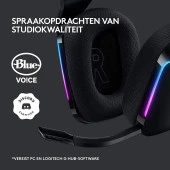 Logitech G733 Lightspeed RGB Kablosuz 7.1 Surround Ses Oyuncu Kulaklığı - Siyah - 6