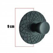 Çekmece Dolap Kapak Kulpu Kulbu 32 mm Mat Siyah Metal Kulp thumbnail 3