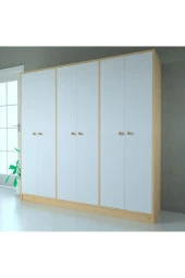 Mobilique 6 Kapaklı Side Gardırop - 1