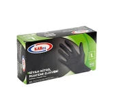 Omnipazar Karex Siyah Nitril Pudrasız Eldiven 100'lü Paket Large - 1