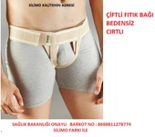 Çiftli Fıtık Bağı Kasık bağı Cırt Cırtlı Fıtık Korsesi Kasık Fıtığı Korse Fıtık Kemer - 4