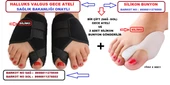 Ayak Kemik Çıkıntı İçin Halluks Valgus Gece Ateli  Baş Parmak Gece Ateli Silikon Bunyon Seti Egzersi - 9