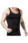 Erkek Slim N Lift Korse Atlet Tipi Göbek Incelten Toparlayıcı Siyah - 1