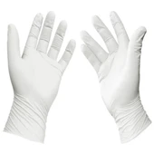 Omnipazar Karex Lateks Pudralı Eldiven 100'lü Paket Beyaz Medium - 2