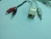 İkili Krone Test Kablosu - RJ11 Dişi + Krokodil thumbnail 1