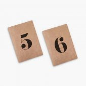 6 lı Rakam Kraft Defter - 5