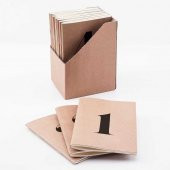 12 li Rakam Kraft Defter - 1