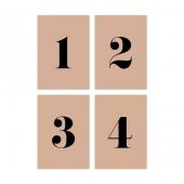 12 li Rakam Kraft Defter - 3