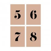 12 li Rakam Kraft Defter - 4