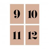 12 li Rakam Kraft Defter - 5