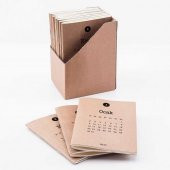 12 li Aylar Takvim Kraft Defter - 1