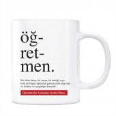Öğretmenler Gününe Özel Kupa Bardak - Öğretmen - 1