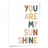 You Are My Sunsine Sen Benim Gün Işığımsın Afiş Poster - 50x70 cm Boy Afiş - 2