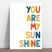 You Are My Sunsine Sen Benim Gün Işığımsın Afiş Poster - 35x50 cm Boy Afiş - 1